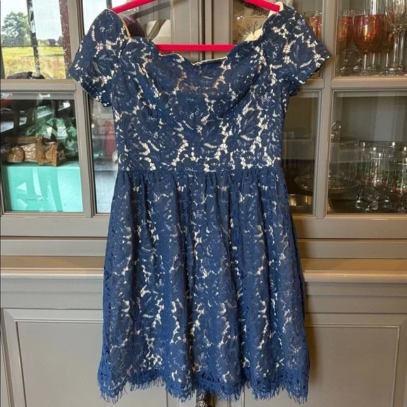 Altar'd State Royal Blue Lace Dress - Picture 5 of 5